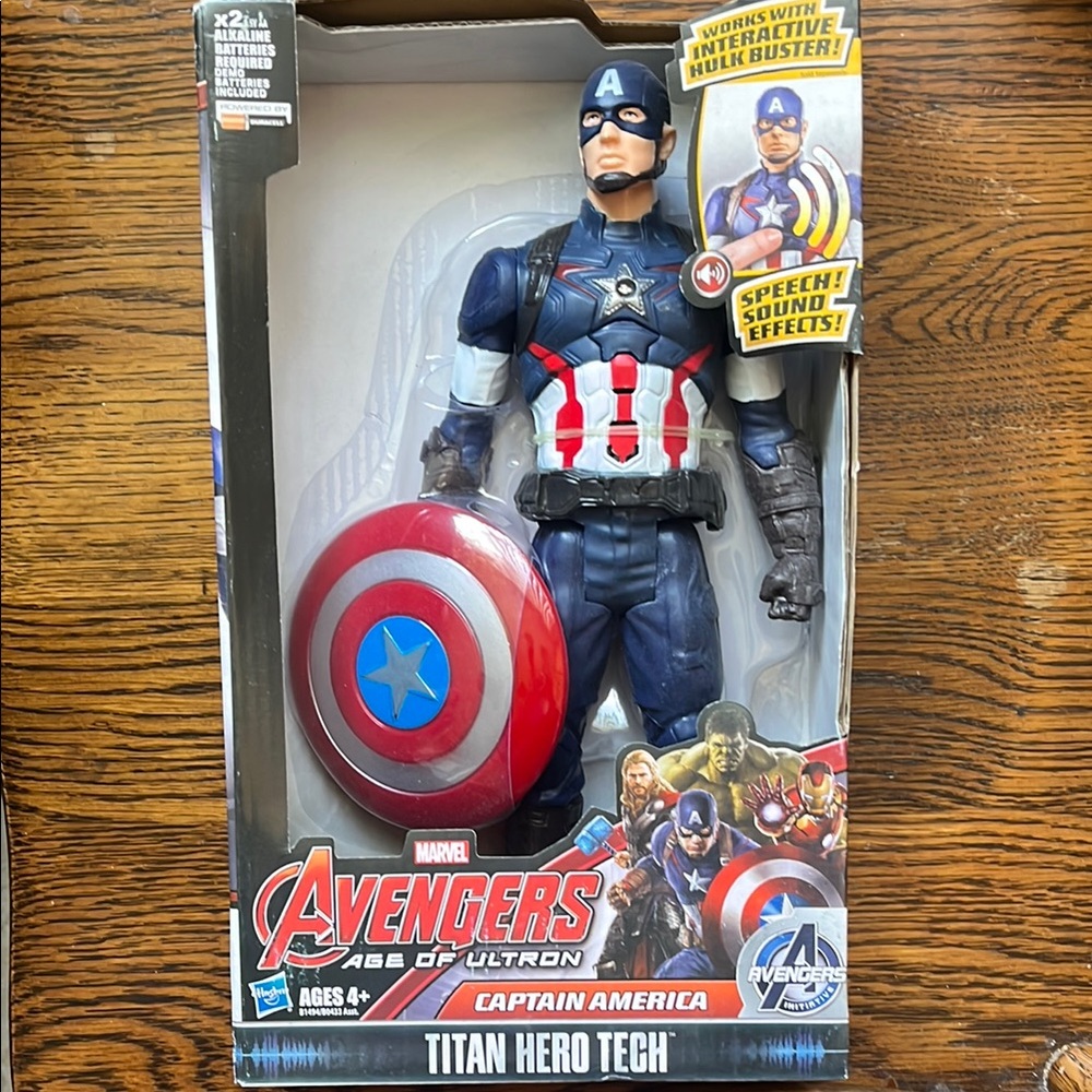 COPY - Avengers Captain America Titan Hero Tech Figure